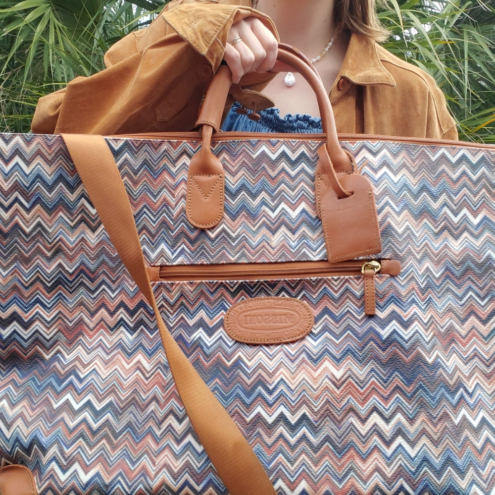 Missoni × BRICS Weekender Travel Bag Luxury Travel Bag